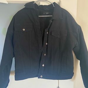 Forever 21 Black Sherpa jacket